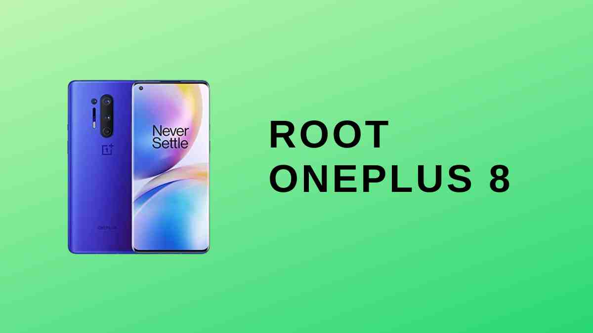 Root OnePlus 8