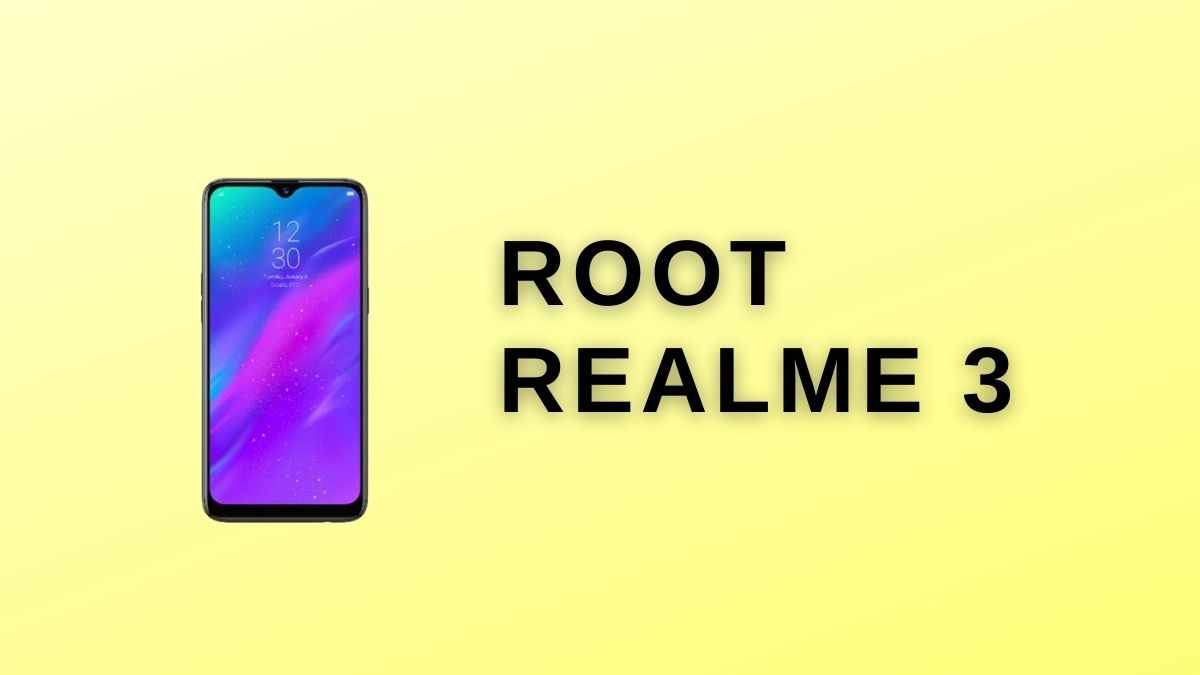 root realme 3