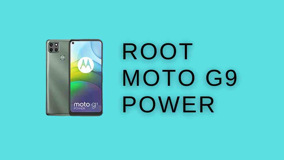 Root Moto G9 Power