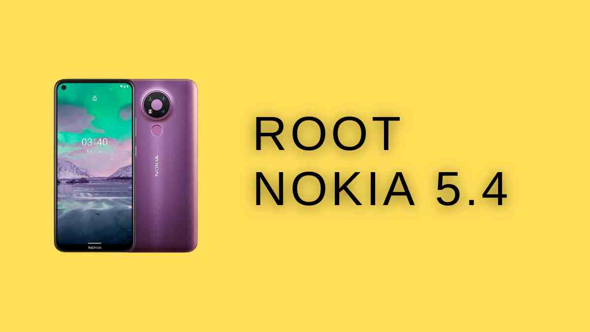 Root Nokia 5.4