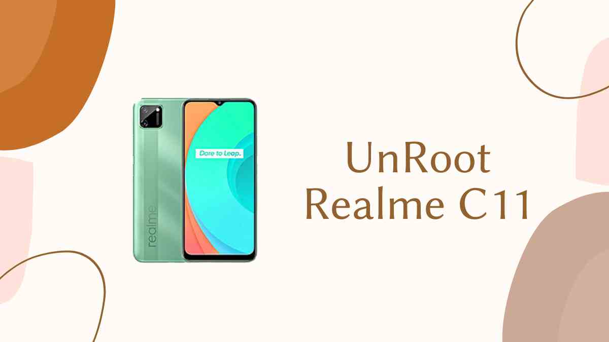 UnRoot Realme C11