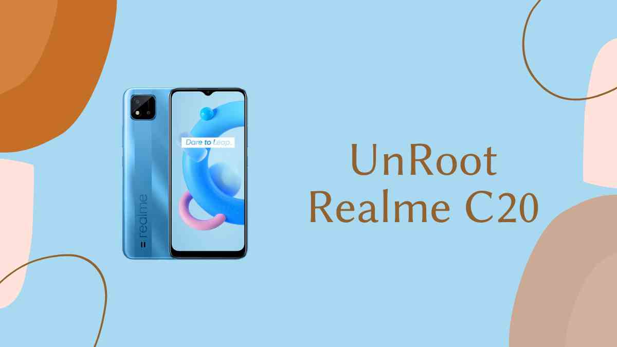UnRoot Realme C20