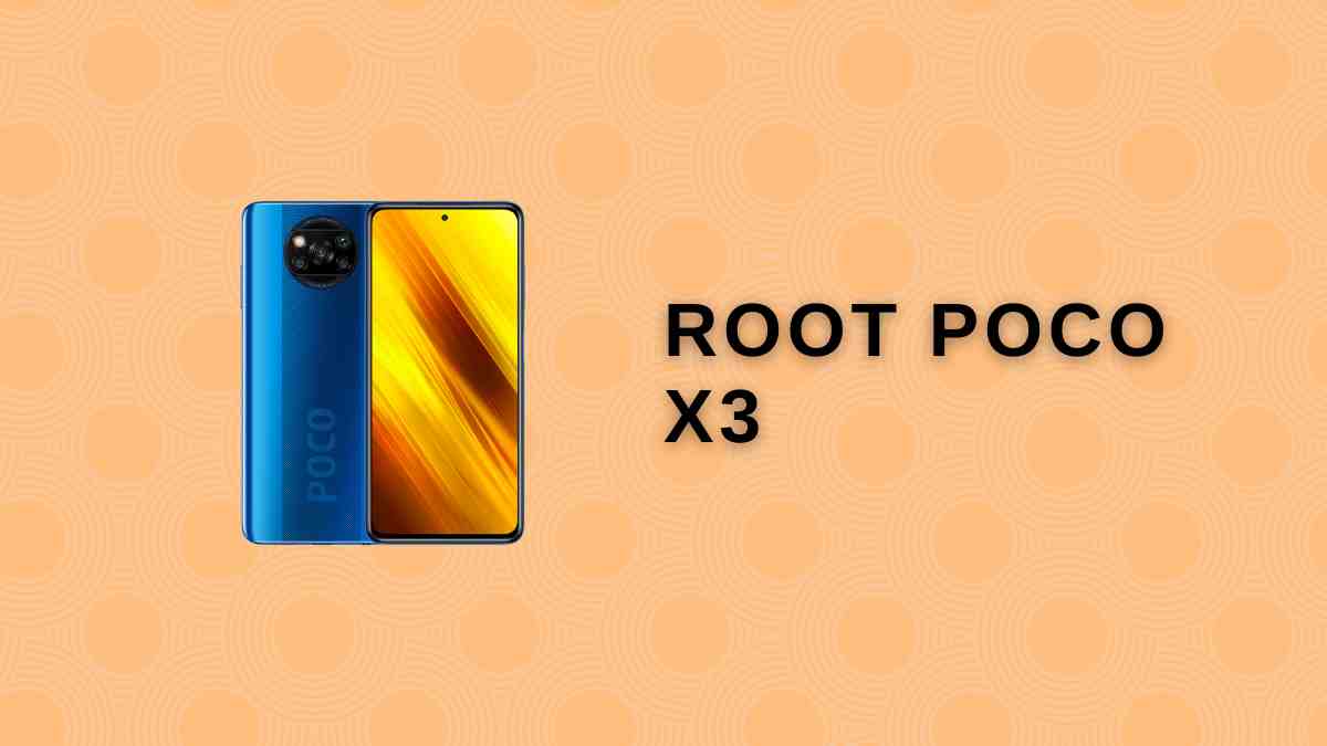 root Poco X3