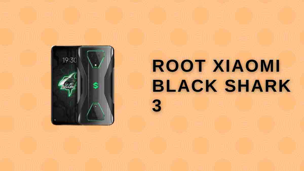 root Xiaomi Black Shark 3