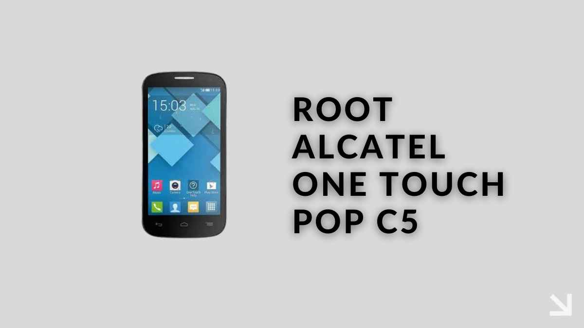 Root Alcatel One Touch Pop C5