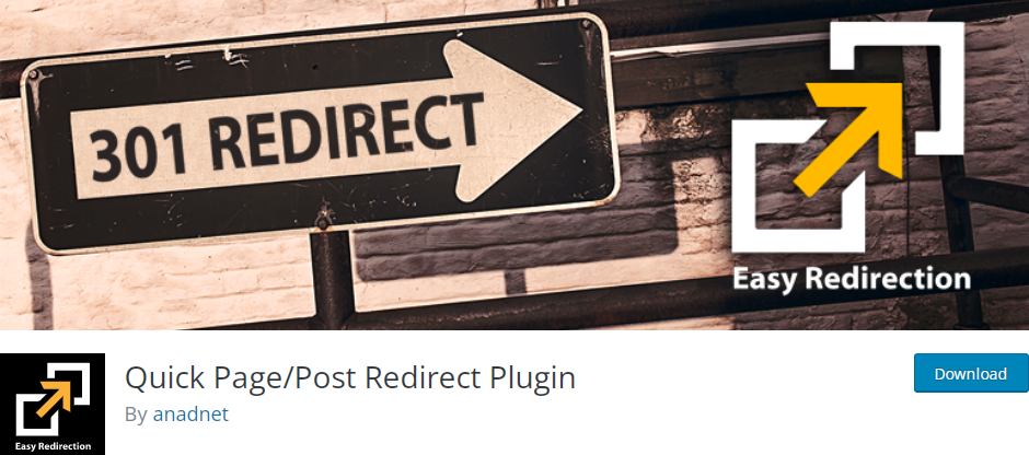 Quick Page/Post Redirect Plugin