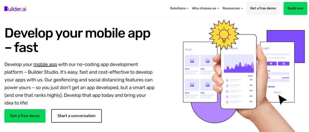 builder.ai app development