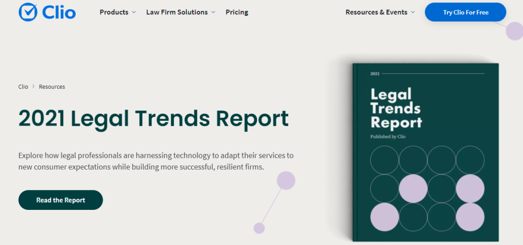 Clio Legal Trends Reports