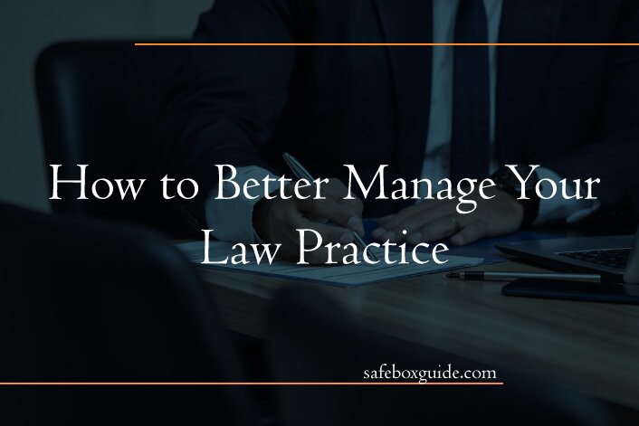 How to Better Manage Your Law Practice