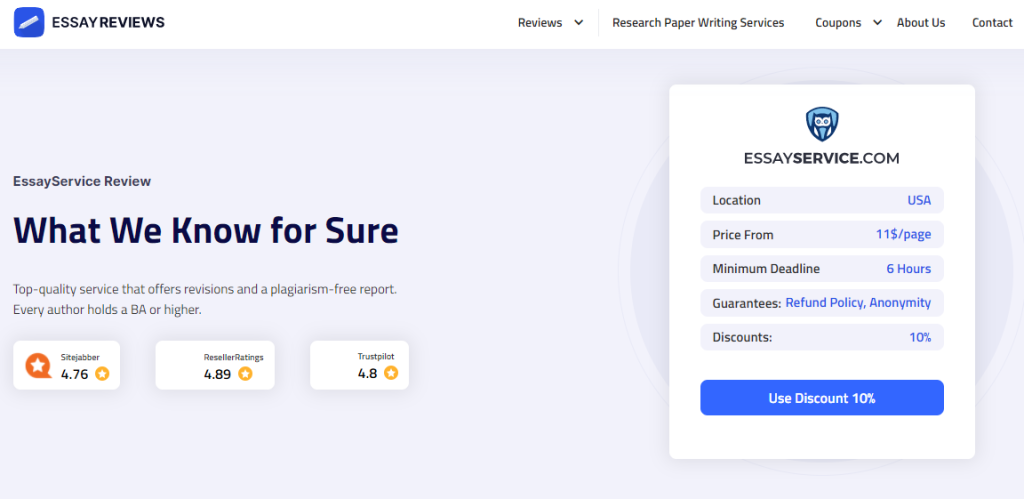 EssayService Review