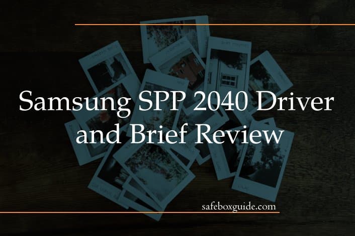 Samsung SPP 2040 Driver and Brief Review