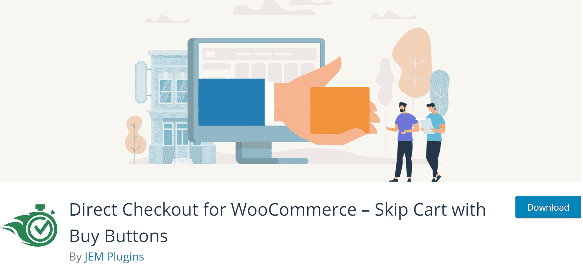 WooCommerce's Direct Checkout landing page