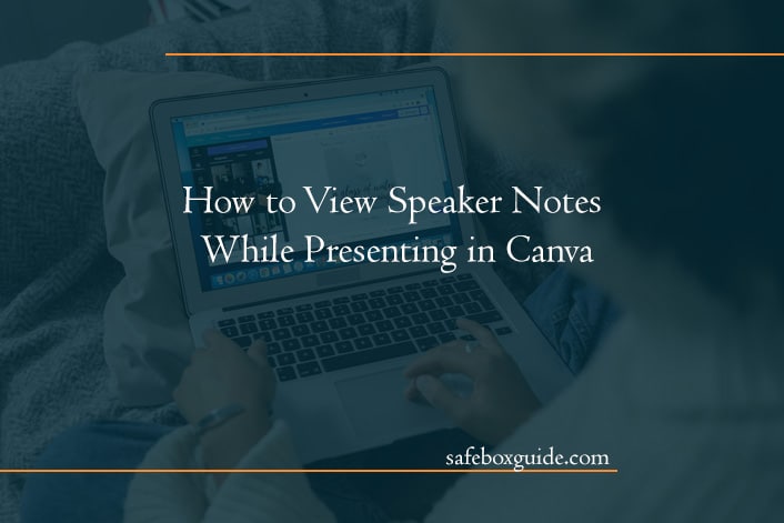 How to View Speaker Notes While Presenting in Canva